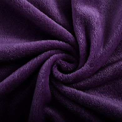 Fleece Flannel Throw Blanket Solid for Living Room Bedroom 70"x78"