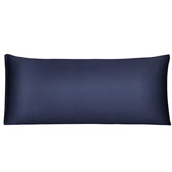 Body Zippered Silky Satin Long Pillowcase 1 pc Body 20" x 48"