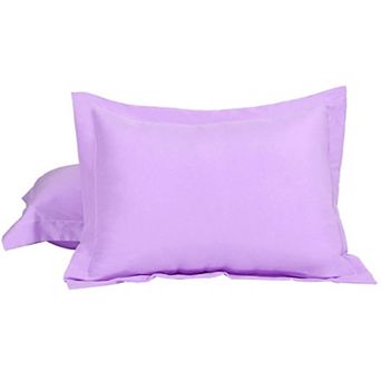 2 pc Microfiber Pair No Zipper Pillowcases King 20"x36"