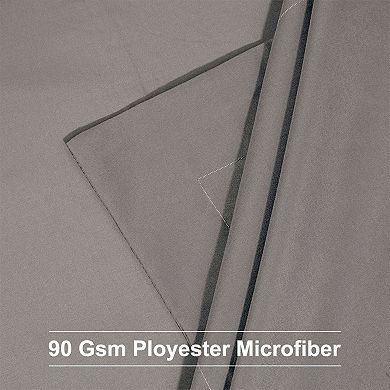 2Pcs Microfiber Pair No Zipper Pillowcases Queen 20"x30"