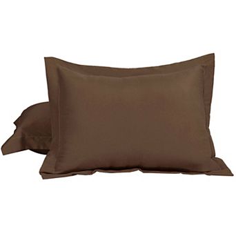 2 pc Microfiber Pair No Zipper Pillowcases Queen 20"x30"