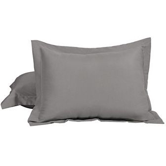 2 pc Microfiber Pair No Zipper Pillowcases Queen 20"x30"