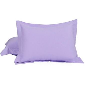 2 pc Microfiber Pair No Zipper Pillowcases Queen 20"x30"