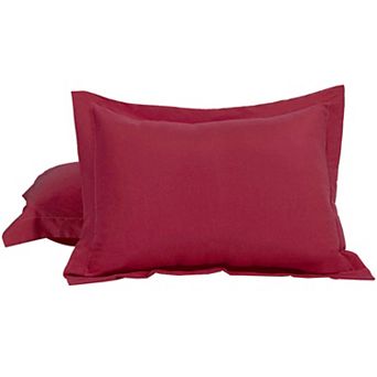 2 pc Microfiber Pair No Zipper Pillowcases Queen 20"x30"