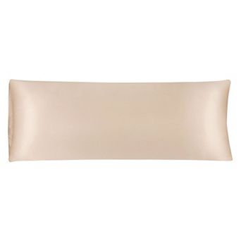Satin Body Pillow Cover Long Silky Cooling for Hair Skin Body 20"x54"