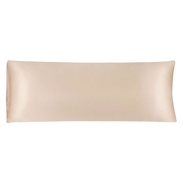 Satin Body Pillow Cover Long Silky Cooling for Hair Skin Body 20"x54"