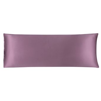 Satin Body Pillow Cover Long Silky Cooling for Hair Skin Body 20"x54"