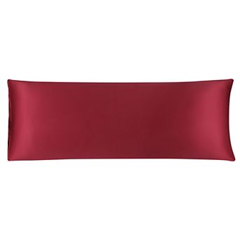 Satin Body Pillow Cover Long Silky Cooling for Hair Skin Body 20"x54"