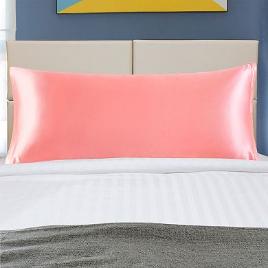 1 PC Satin Soft Body Pillow Cover with Zipper Body 20"x54"