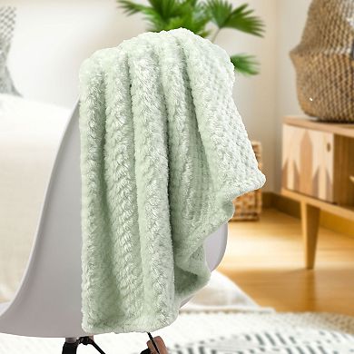 Luxury Fleece Bed Blanket Woven Mesh Pet 30"x40"