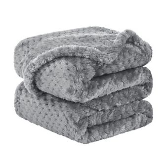 Luxury Fleece Bed Blanket Woven Mesh Pet 30"x40"