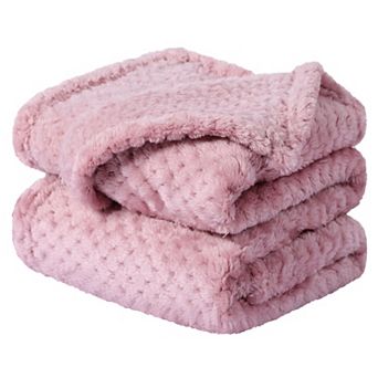 Luxury Fleece Bed Blanket Woven Mesh Pet 30"x40"