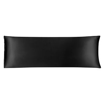 Satin Body Pillow Cover Long Silky Cooling for Hair Skin Body 20"x60"