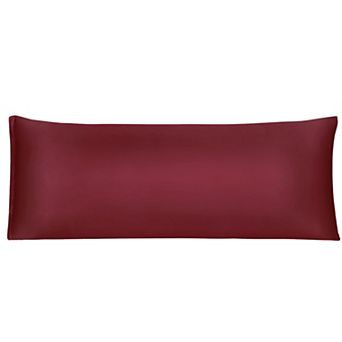 Zippered Silky Satin Long Body Pillow Cases Covers Body 20"x54"