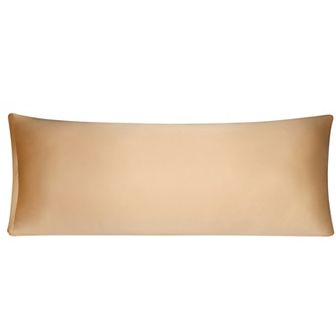Zippered Silky Satin Long Body Pillow Cases Covers Body 20"x54"