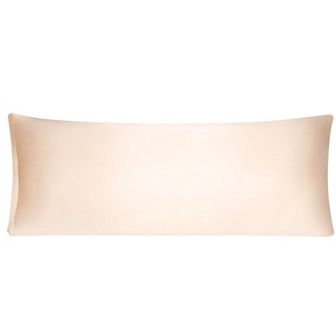 Zippered Silky Satin Long Body Pillow Cases Covers Body 20"x54"