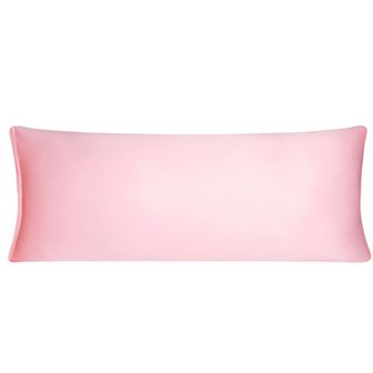 Zippered Silky Satin Long Body Pillow Cases Covers Body 20"x54"
