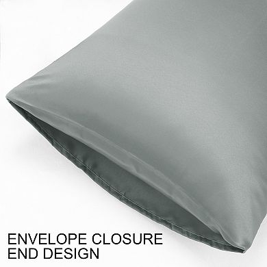 Luxury Satin Pillowcases Silky Set of 2 King 20" x 36"