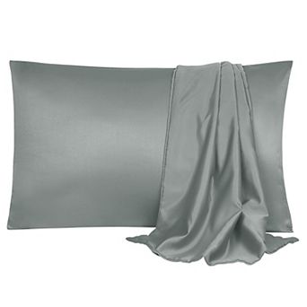 Luxury Satin Pillowcases Silky Set Of 2 King 20" X 36"