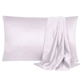 Luxury Satin Pillowcases Silky Set of 2 King 20" x 36"