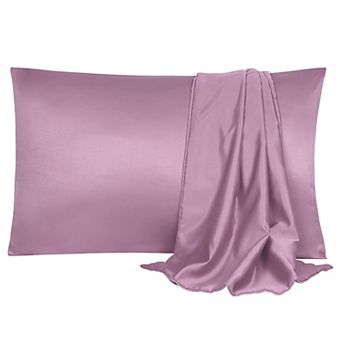 Luxury Satin Pillowcases Silky Set Of 2 King 20" X 36"