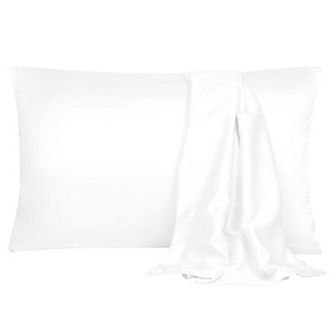 Luxury Satin Pillowcases Silky Set Of 2 King 20" X 36"