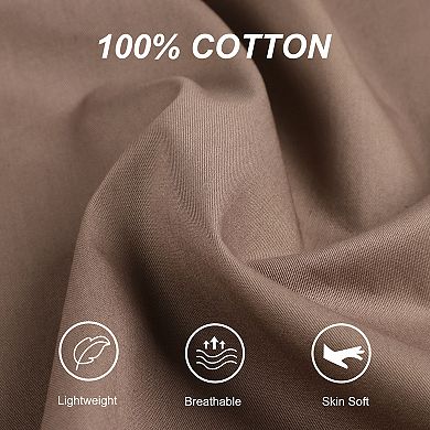 Pillow Cases Zipper Covers Egyptian Cotton For Hair and Skin 20"x48"