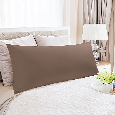 Pillow Cases Zipper Covers Egyptian Cotton For Hair and Skin 20"x48"