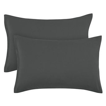 Zippered 100% Brushed Microfiber Polyester Soft Pillow Cases 2 pc King 20" x 36"