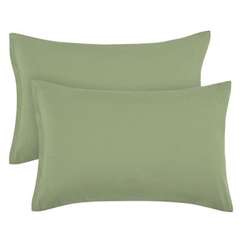 Zippered 100% Brushed Microfiber Polyester Soft Pillow Cases 2 pc King 20" x 36"