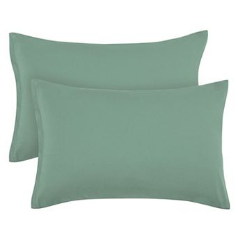 Zippered 100% Brushed Microfiber Polyester Soft Pillow Cases 2 pc King 20" x 36"