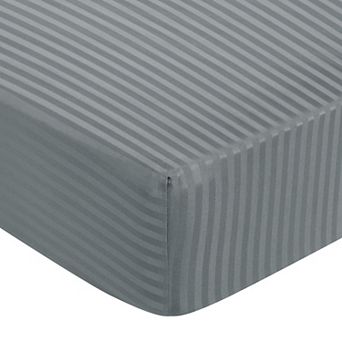Soft 100GSM Striped Bed Fitted Sheets 16 Inch Deep Pocket Queen 59"W x 80"L