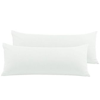 2 pc Body Zippered 110 Gsm Brushed Microfiber Body Pillowcases Body 20" x 48"