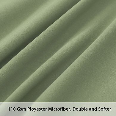Soft Microfiber Zippered Pillowcase Set of 2 Standard 20" x 26"