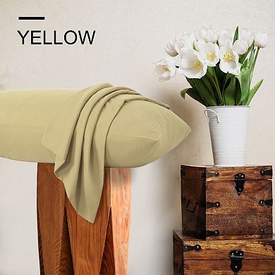 Soft Microfiber Zippered Pillowcase Set of 2 Standard 20" x 26"