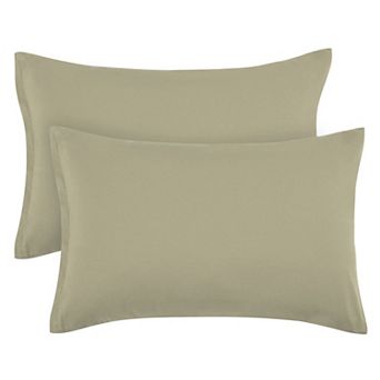 Soft Microfiber Zippered Pillowcase Set of 2 Standard 20" x 26"