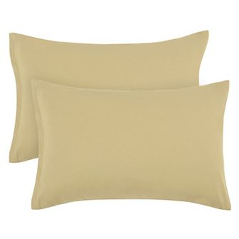 Soft Microfiber Zippered Pillowcase Set of 2 Standard 20" x 26"