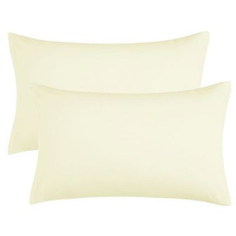 Soft Microfiber Zippered Pillowcase Set of 2 Standard 20" x 26"