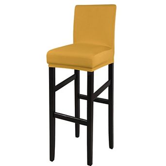 Stretch Spandex Bar Stool Cover For Bar Height Side Chair Slipcovers