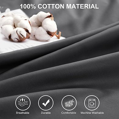 Cotton Body Ruffled Pillowcases 1 Pc Soft Envelope Closure Body 20"x48"