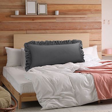Cotton Body Ruffled Pillowcases 1 Pc Soft Envelope Closure Body 20"x48"