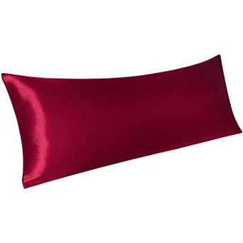 1 pc Luxury Silky Pillow Cover Luxury Long Satin Pillow Cases with Envelope Closure Body 20" x 60"