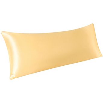 1 pc Luxury Silky Pillow Cover Luxury Long Satin Pillow Cases with Envelope Closure Body 20" x 60"