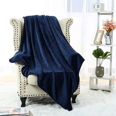 Flannel Fleece Blanket for All Seasons Luxury Comfy for Couch TwinxL 65"x90"