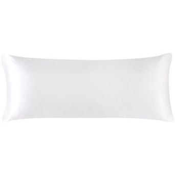 Satin Body Luxury Silky Smooth Long Satin Pillow Cover With Zipper Closure 1 pc Body 20" X 72"
