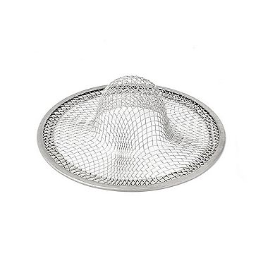 Bathroom Metal Net Hole Basin Sink Drain Filter Strainer Basket 2.8" Dia 6pcs Silver Tone