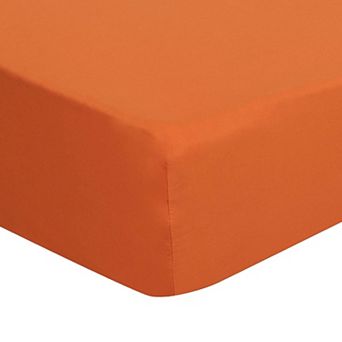 200TC Cotton Fitted Sheet with 15" Deep Pocket, Queen 79" x 59"(L*W)