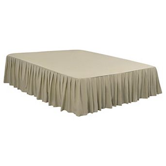 Polyester Bed Skirts 16" Drop Ruffled Brushed Soft Platform Full 54" x 75"