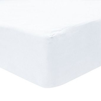 Breathable Fitted Sheets Durable Comfortable Bottom Shee15" Large Pocket Cotton Full 74" x 53"(L*W)