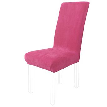 Plush Stretch Removable Dining Chair Cover Seat Slipcover